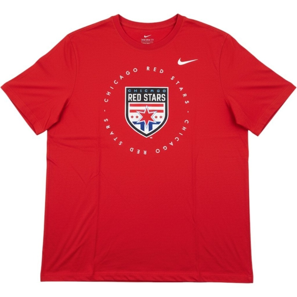 Nike Chicago Red Stars Core Tee Mens XL Red NWSL Soccer Crest Shirt NWT